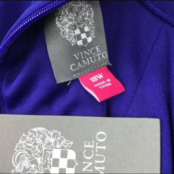 Vince Camuto Embellished Twist Neck Gown Size 18W - Picture 7 of 9